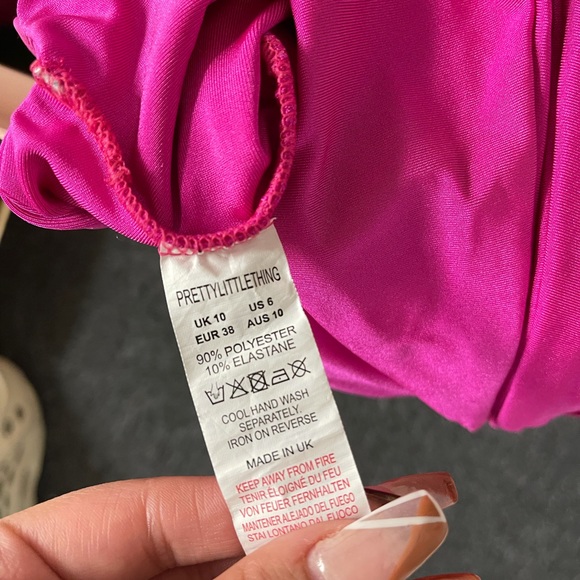 HOT PINK Birthday Girl Glitter Monokini - Picture 5 of 5